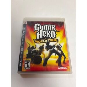 Guitar Hero World Tour Sony PlayStation 3 PS3 Activision 2008 Music Rhythm Game